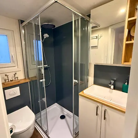 Klitzeklein Tinyhouse Mit Fass Sauna Сasa de vacaciones *